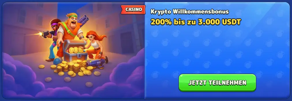 Pistolo Casino Krypto-Willkommensbonus