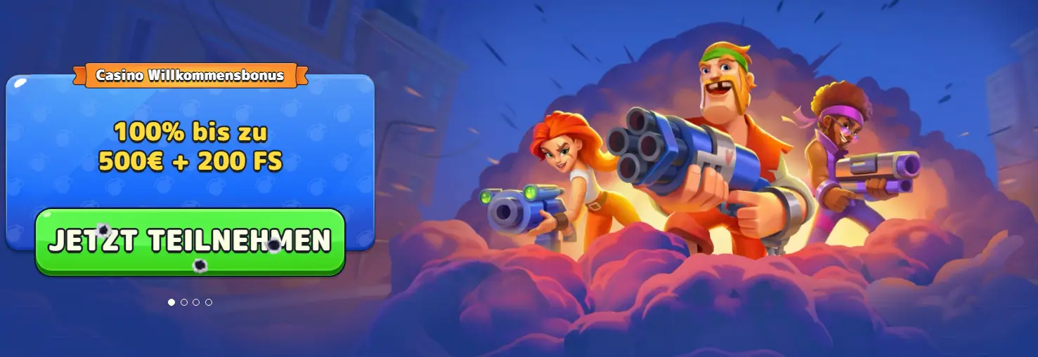 Pistolo Casino Bonus banner